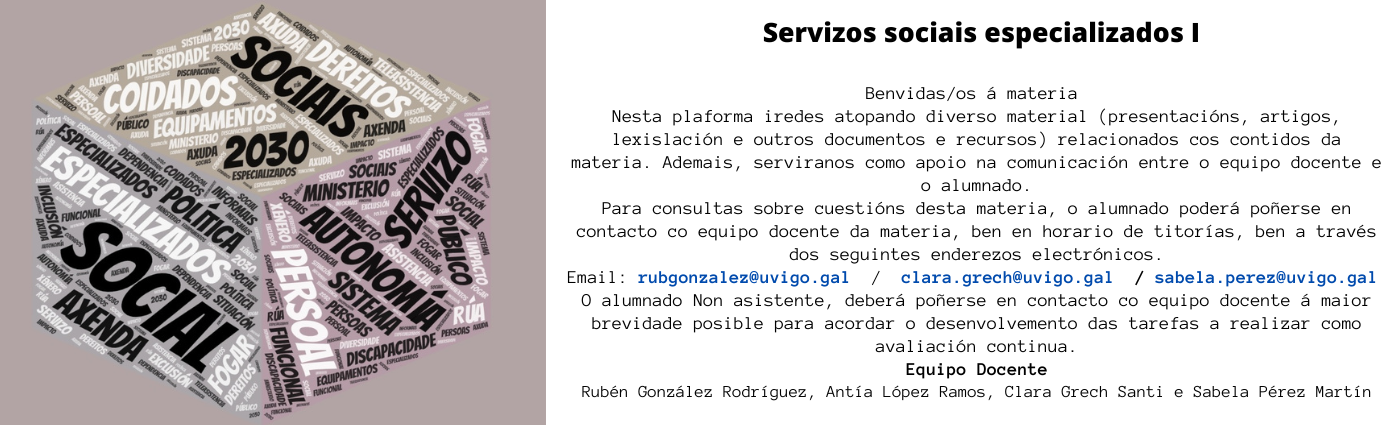 Servizos Sociais Especializados I 26_27